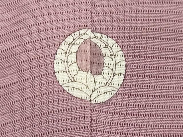 平和屋着物＊夏物 色無地 絽 石竹色 正絹 逸品 CAAU8942gh