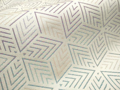 平和屋着物●全通柄 九寸名古屋帯 幾何学文様 正絹 逸品 CAAU9266hy