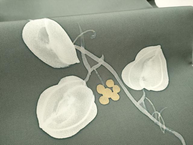 平和屋着物○高久空木の娘 高久尚子 ろうけつ染 塩瀬 九