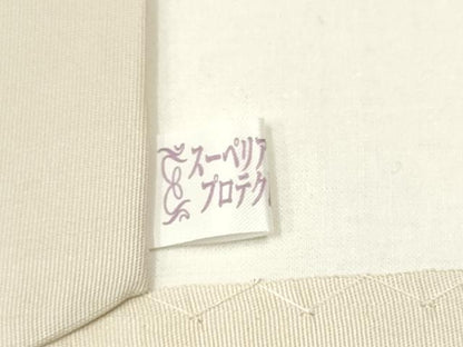 平和屋着物●塩瀬　九寸開き名古屋帯　竜田川　金彩　正絹　逸品　CAAU9281hy