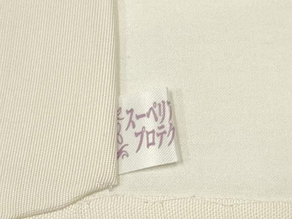 平和屋着物●塩瀬　九寸開き名古屋帯　手描き　枝垂れ桜文　正絹　逸品　CAAU9282hy