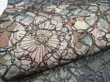 平和屋着物●太鼓柄袋帯　総刺繍　辻が花　正絹　逸品　CAAU9488hy