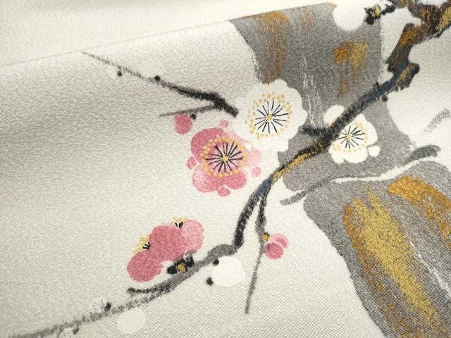 平和屋着物●京友禅作家　山科春宣　九寸名古屋帯　松竹梅　金彩　正絹　逸品　CAAU9564hy