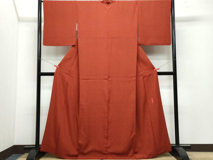 平和屋着物●重要無形文化財　人間国宝　中村勇二郎　江戸小紋　菊唐草文　正絹　逸品　CAAU9651vf