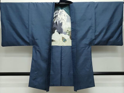 平和屋着物●男性 本場大島紬 アンサンブル 100亀甲 総詰め 正絹 逸品 CAAU9656vf
