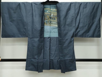 平和屋着物●男性　本場大島紬　アンサンブル　100亀甲　総詰め　正絹　逸品　CAAU9661vf