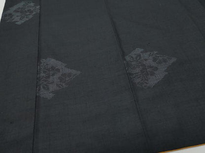 平和屋着物●上質な紬 舞花文 正絹 逸品 CAAU9674vf