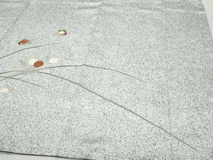 平和屋着物●京友禅の第一人者 松井青々 訪問着 枝花文 暈し染め 金彩 正絹 逸品 CAAU9649vf