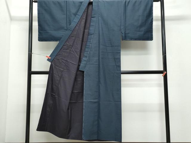 平和屋着物●男性 紬 100亀甲 正絹 逸品 未使用 CAAU9713vf