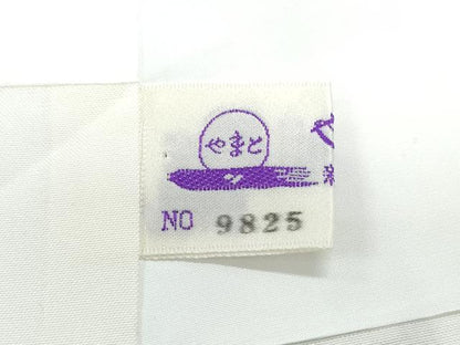 平和屋着物●超希少　本場大島紬　白大島　龍郷絣　やまと誂製　正絹　逸品　CAAU9739vf