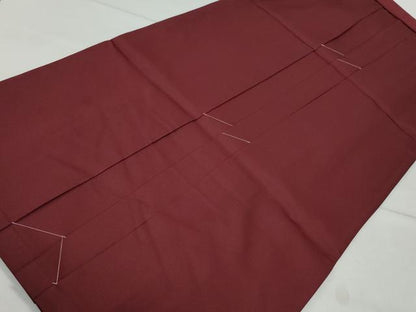 平和屋着物●女性 行灯袴 総刺繍 花唐草文 葡萄色 卒業式 洗える着物 未使用 洗える着物 CAAU9743vf
