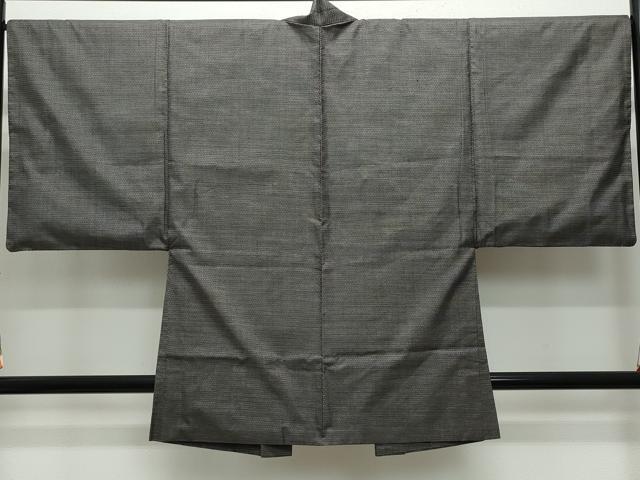 平和屋着物●男性 本場大島紬 アンサンブル 100亀甲 総詰め 正絹 逸品 CAAU9760vf