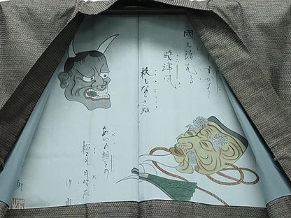 平和屋着物●男性 本場大島紬 アンサンブル 100亀甲 総詰め 正絹 逸品 CAAU9760vf