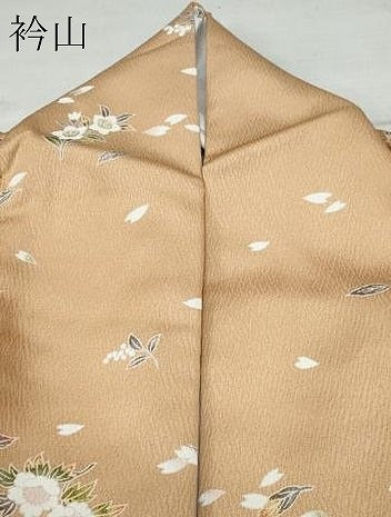 平和屋着物●上質な小紋 草花文 正絹 逸品 CAAU9764vf