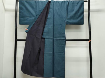 平和屋着物●男性 紬 100亀甲 正絹 逸品 CAAU9765vf