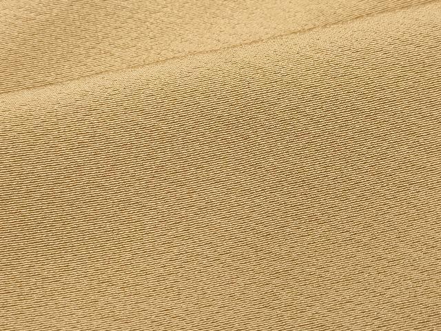 平和屋着物●上質な色無地　小麦色　正絹　逸品　CAAU9869vf