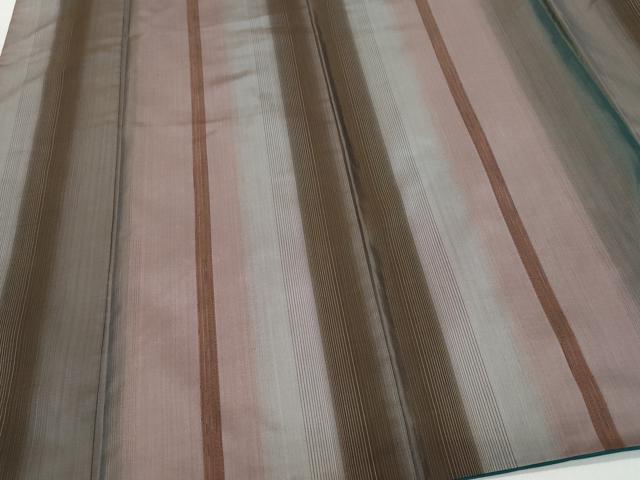 平和屋着物●本場縞大島紬 霞間道 正絹 逸品 CAAU9873vf