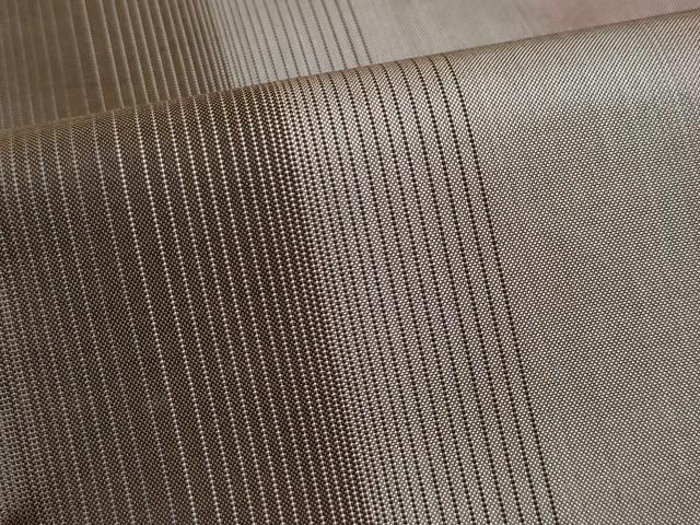 平和屋着物●本場縞大島紬 霞間道 正絹 逸品 CAAU9873vf