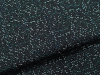 平和屋着物●上質な紬 吉祥文 正絹 逸品 CAAU9876vf