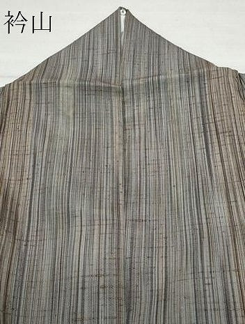 平和屋着物●上質な紬 縞 正絹 逸品 CAAU9877vf