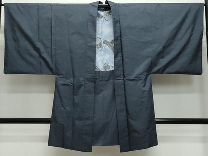 平和屋着物●男性 本場大島紬 アンサンブル 120亀甲 総詰め 正絹 逸品 CAAU9936vf