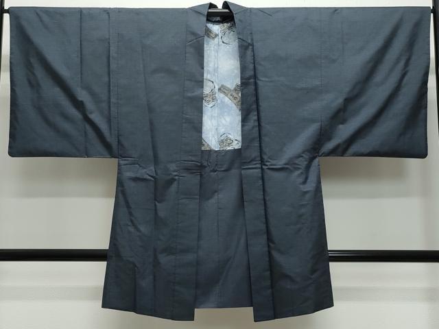 平和屋着物●男性 本場大島紬 アンサンブル 120亀甲 総詰め 正絹 逸品 CAAU9936vf