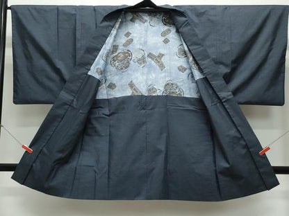 平和屋着物●男性 本場大島紬 アンサンブル 120亀甲 総詰め 正絹 逸品 CAAU9936vf