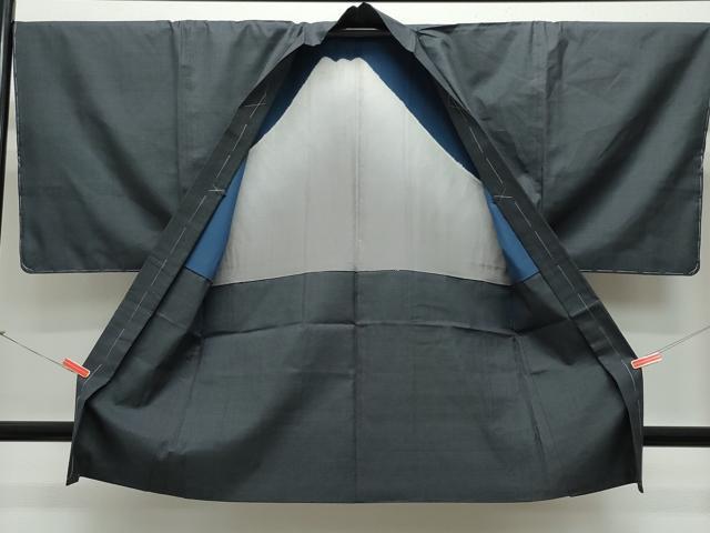 平和屋着物●男性 本場大島紬 アンサンブル 7マルキ 正絹 逸品 未使用 CAAU9941vf
