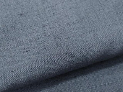 平和屋着物●上質な紬　色無地　褐色　正絹　逸品　CAAU9977vf