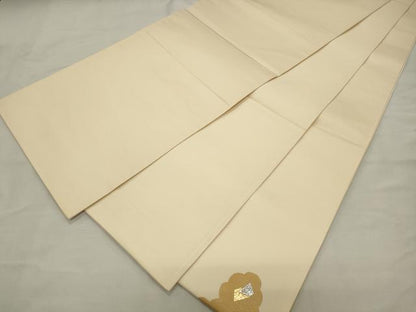 平和屋着物◎太鼓柄袋帯　雲取り箔散らし　金銀彩　正絹　逸品　CAAV0164qe