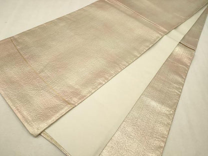 平和屋着物◎全通柄袋帯　霞文　正絹　逸品　CAAV0207qe