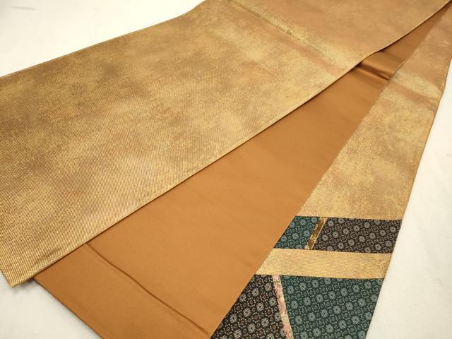 平和屋着物◎太鼓柄袋帯　切嵌　吉祥文　金糸　正絹　逸品　CAAV0396qe