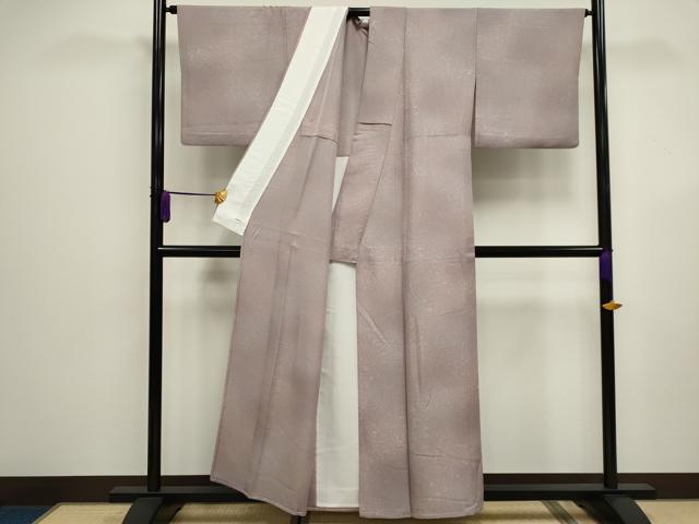 平和屋着物▽上質な小紋　単衣　霞文　暈し染め　正絹　逸品　CAAV0883ou