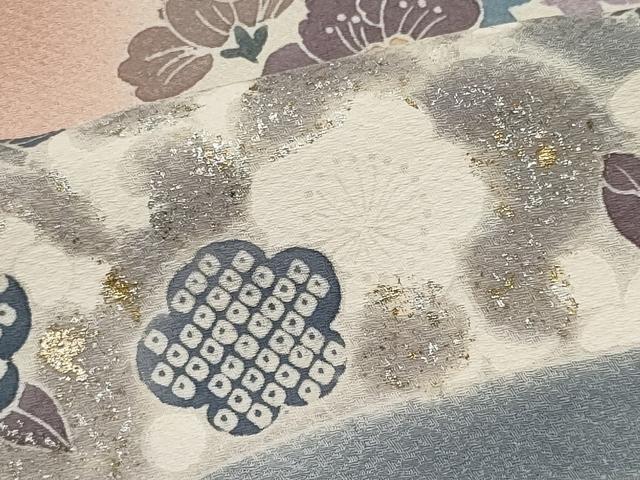 平和屋着物▽訪問着 単衣 辻が花 暈し染め 金銀彩 正絹 逸品 CAAV0885ou