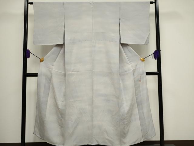 平和屋着物▽虹色創家 本郷大田子 上質な小紋 単衣 霞文 暈し染め 正絹 逸品 CAAV0910ou