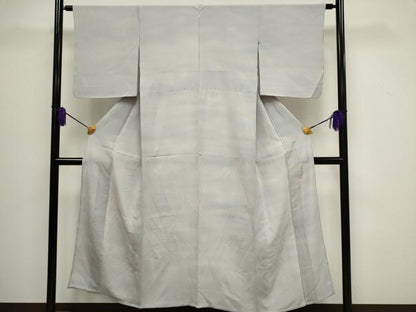 平和屋着物▽虹色創家 本郷大田子 上質な小紋 単衣 霞文 暈し染め 正絹 逸品 CAAV0910ou