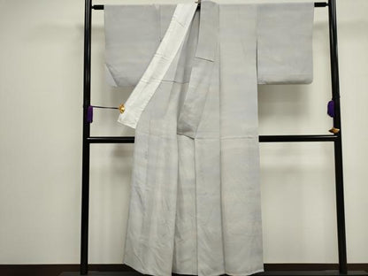 平和屋着物▽虹色創家 本郷大田子 上質な小紋 単衣 霞文 暈し染め 正絹 逸品 CAAV0910ou