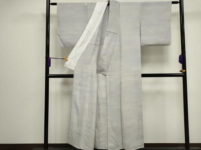 平和屋着物▽虹色創家 本郷大田子 上質な小紋 単衣 霞文 暈し染め 正絹 逸品 CAAV0910ou