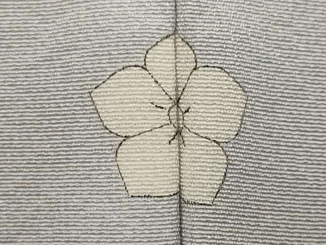 平和屋着物▽虹色創家 本郷大田子 上質な小紋 単衣 霞文 暈し染め 正絹 逸品 CAAV0910ou