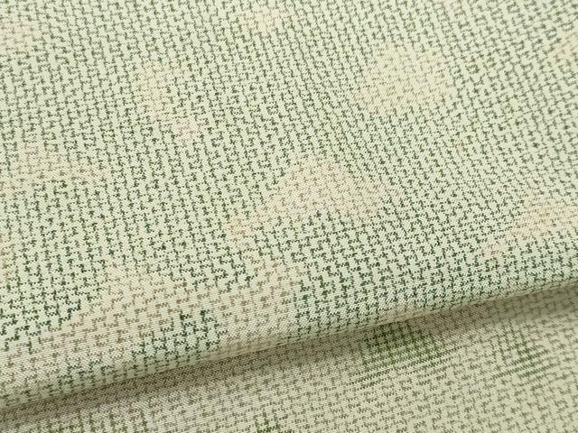 平和屋着物▽上質な紬 単衣 舞蝶シルエット 正絹 逸品 CAAV0960ou