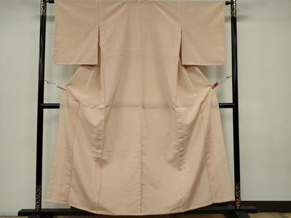 平和屋着物▽本塩沢 単衣 蚊絣 正絹 逸品 未使用 CAAV0969ou