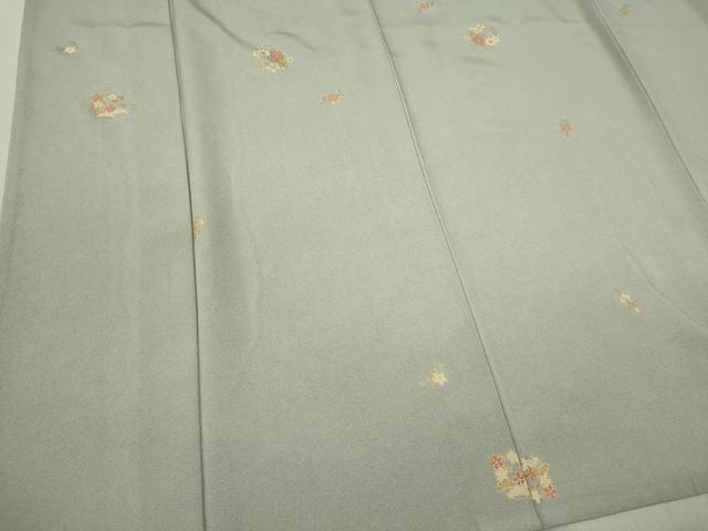 平和屋着物▽上質な小紋 単衣 草花丸文 鮫小紋柄 金彩 正絹 逸品 CAAV0974ou