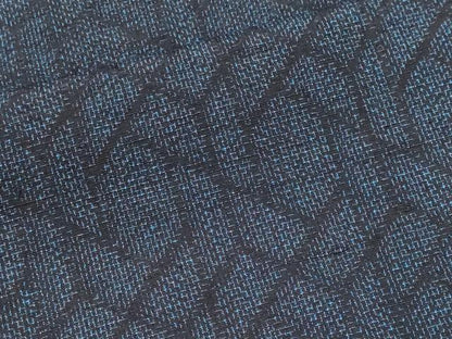 平和屋着物▽結城紬 単衣 幾何学文 正絹 逸品 CAAV0981ou