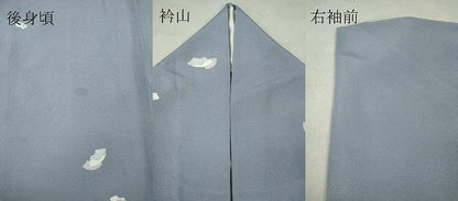 平和屋着物▽上質な小紋 単衣 地紙重ね吉祥文 正絹 逸品 CAAV0982ou