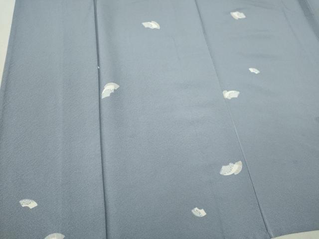 平和屋着物▽上質な小紋 単衣 地紙重ね吉祥文 正絹 逸品 CAAV0982ou