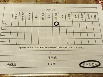 平和屋着物◎六通柄袋帯 唐織 桃山郭古典 金糸 正絹 逸品 CAAV1682qv