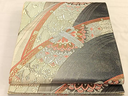 平和屋着物◎六通柄袋帯　唐織　正倉院更紗花文　金銀糸　正絹　逸品　CAAV1764qv