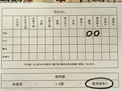 平和屋着物◎六通柄袋帯　唐織　更紗華文　金糸　正絹　逸品　CAAV1925qv
