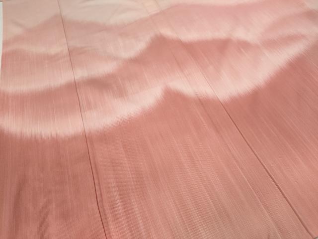 平和屋着物▽訪問着　単衣　紬地　霞文　正絹　逸品　CAAV3158ut
