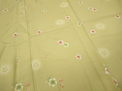 平和屋着物▽小紋 単衣 舞桜文 蛍暈し 洗える着物 CAAV3176ut